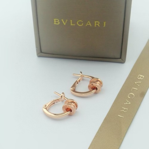 Replica Bvlgari Earrings For Women #1251892 $25.00 USD for Wholesale