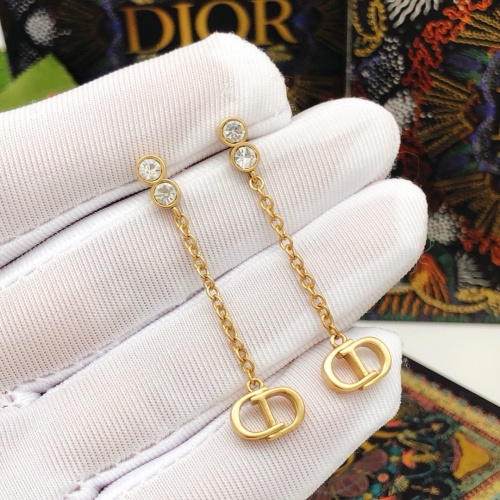 Replica Christian Dior Earrings For Women #1251894 $25.00 USD for Wholesale