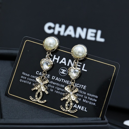 Replica Chanel Earrings For Women #1251897 $27.00 USD for Wholesale