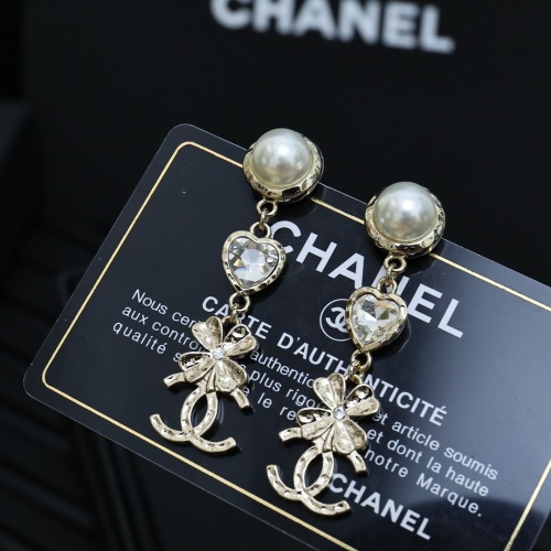 Replica Chanel Earrings For Women #1251897 $27.00 USD for Wholesale