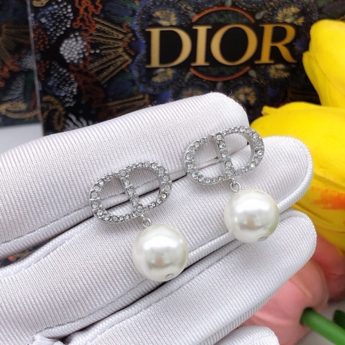 Replica Christian Dior Earrings For Women #1251899 $27.00 USD for Wholesale