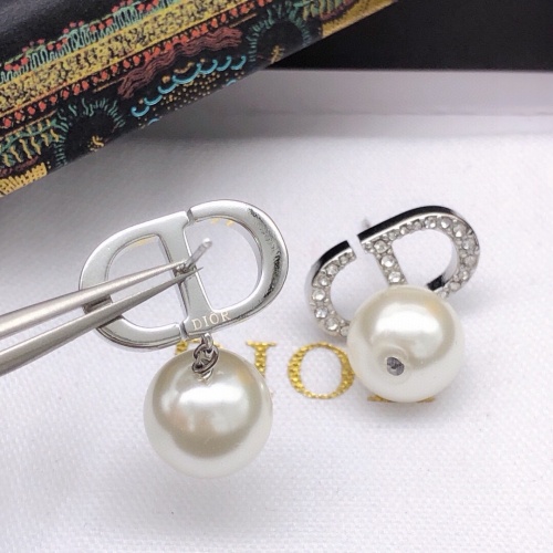 Replica Christian Dior Earrings For Women #1251899 $27.00 USD for Wholesale