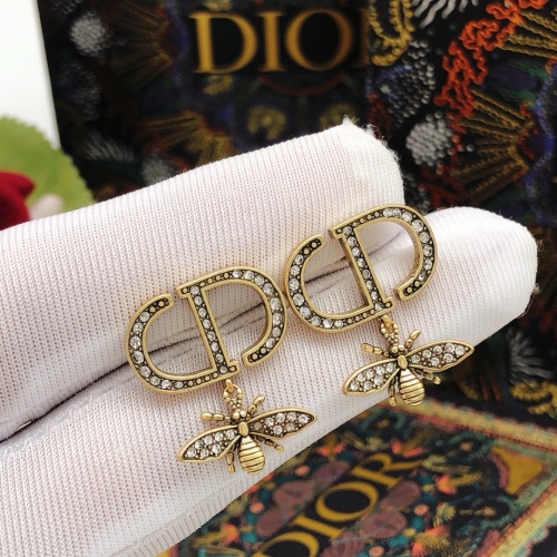 Replica Christian Dior Earrings For Women #1251901 $27.00 USD for Wholesale