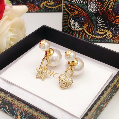 Replica Christian Dior Earrings For Women #1251908 $29.00 USD for Wholesale