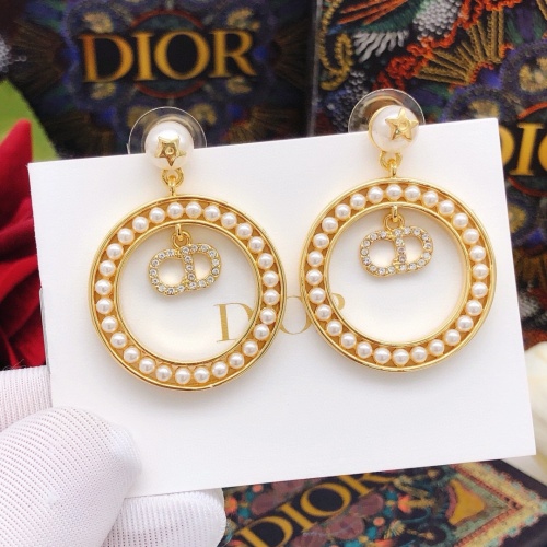 Replica Christian Dior Earrings For Women #1251909 $27.00 USD for Wholesale