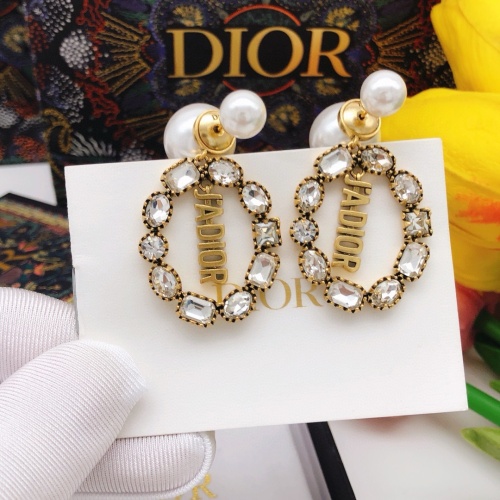 Replica Christian Dior Earrings For Women #1251910 $29.00 USD for Wholesale