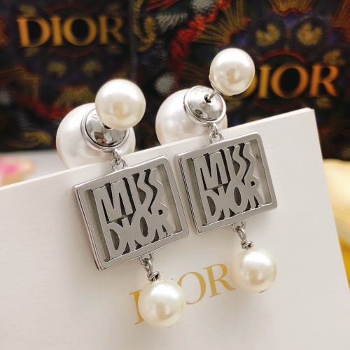 Replica Christian Dior Earrings For Women #1251943 $29.00 USD for Wholesale