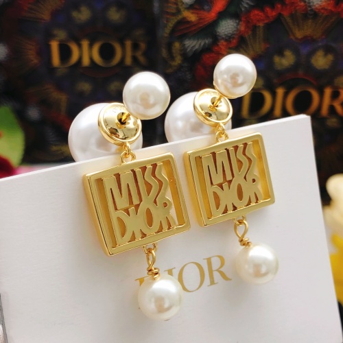 Replica Christian Dior Earrings For Women #1251944 $29.00 USD for Wholesale