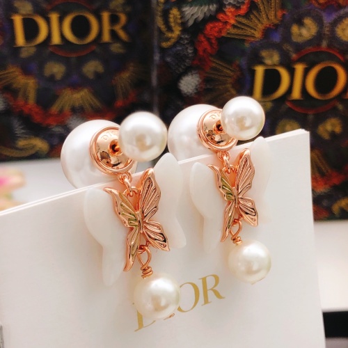 Replica Christian Dior Earrings For Women #1251946 $29.00 USD for Wholesale