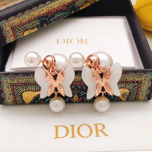 Replica Christian Dior Earrings For Women #1251946 $29.00 USD for Wholesale