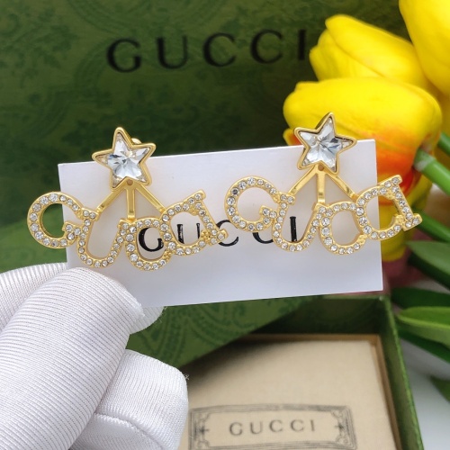 Replica Gucci Earrings For Women #1251957 $29.00 USD for Wholesale