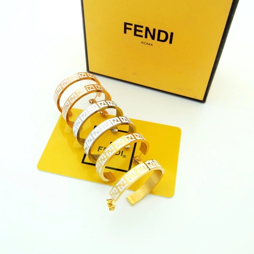 Replica Fendi Earrings For Women #1251968 $36.00 USD for Wholesale