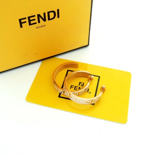 Replica Fendi Earrings For Women #1251969 $36.00 USD for Wholesale