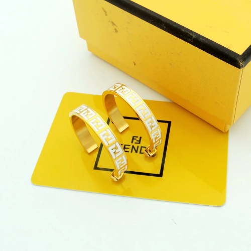 Fendi Earrings For Women #1251970 $36.00 USD, Wholesale Replica Fendi Earrings