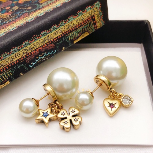 Replica Christian Dior Earrings For Women #1251986 $27.00 USD for Wholesale