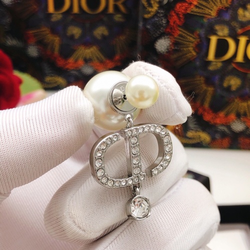 Replica Christian Dior Earrings For Women #1251990 $29.00 USD for Wholesale