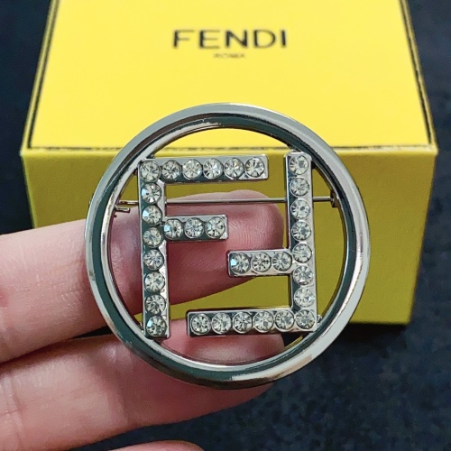 Fendi Brooches For Women #1252012 $25.00 USD, Wholesale Replica Fendi Brooches