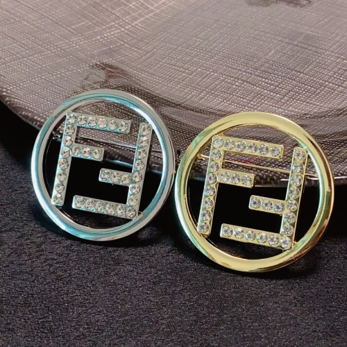 Replica Fendi Brooches For Women #1252013 $25.00 USD for Wholesale