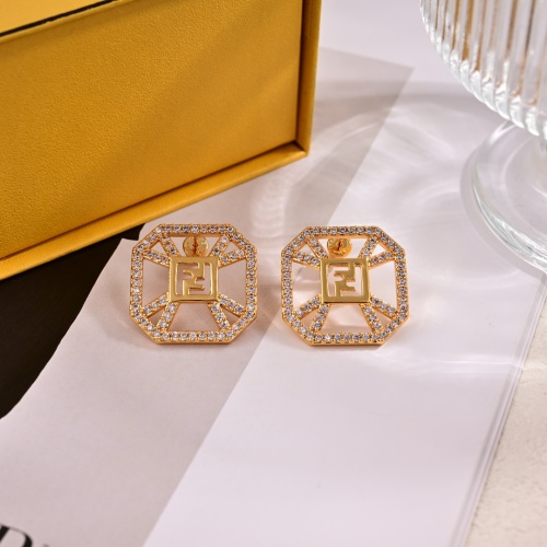 Fendi Earrings For Women #1252014 $29.00 USD, Wholesale Replica Fendi Earrings