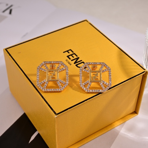 Replica Fendi Earrings For Women #1252014 $29.00 USD for Wholesale