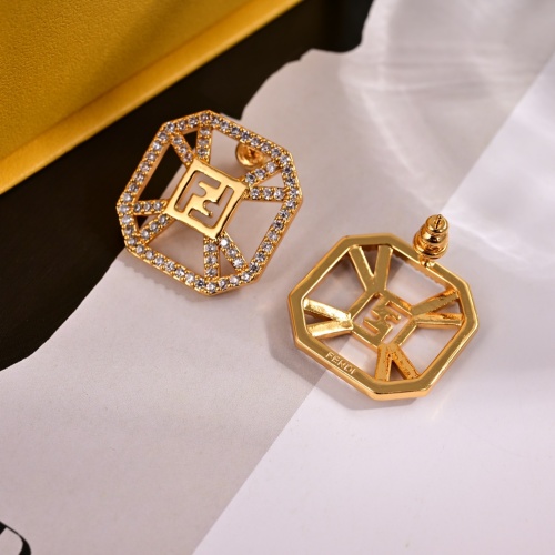 Replica Fendi Earrings For Women #1252014 $29.00 USD for Wholesale