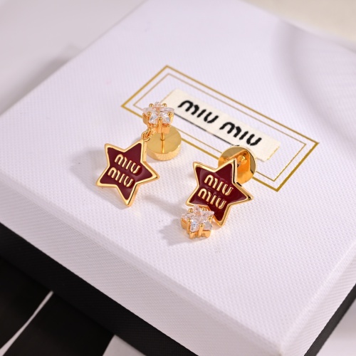 Replica MIU MIU Earrings For Women #1252019 $29.00 USD for Wholesale