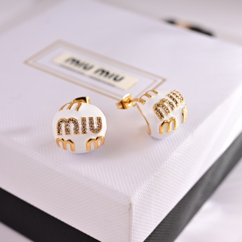 MIU MIU Earrings For Women #1252023 $27.00 USD, Wholesale Replica MIU MIU Earrings