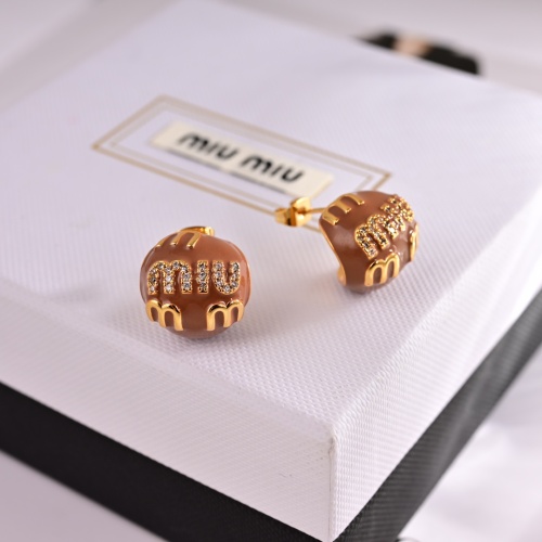 MIU MIU Earrings For Women #1252024 $27.00 USD, Wholesale Replica MIU MIU Earrings