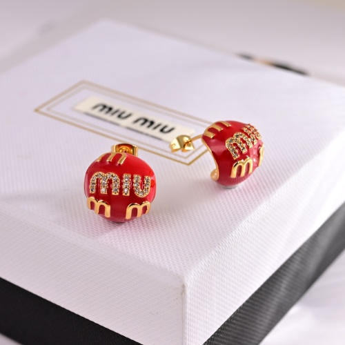 MIU MIU Earrings For Women #1252025 $27.00 USD, Wholesale Replica MIU MIU Earrings