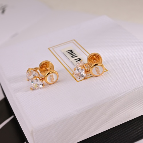 MIU MIU Earrings For Women #1252030 $29.00 USD, Wholesale Replica MIU MIU Earrings