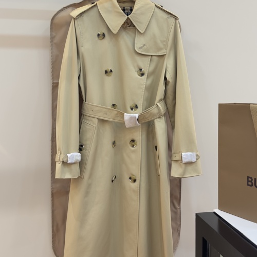 Burberry Trench Coat Long Sleeved For Women #1252035 $327.27 USD, Wholesale Replica Burberry Trench Coat