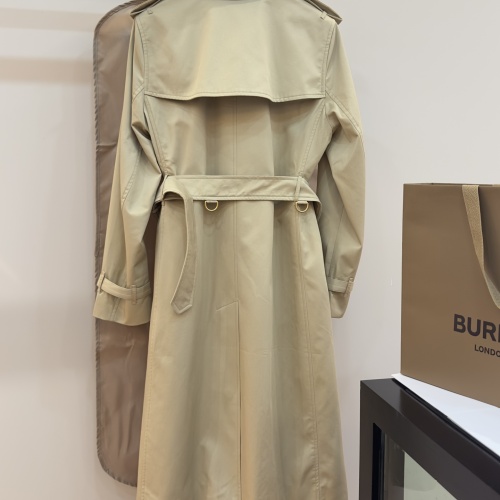 Replica Burberry Trench Coat Long Sleeved For Women #1252035 $327.27 USD for Wholesale