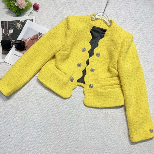 Replica Chanel Jackets Long Sleeved For Women #1252049 $98.00 USD for Wholesale