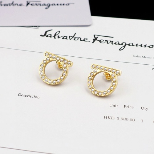 Salvatore Ferragamo Earrings For Women #1252085 $23.00 USD, Wholesale Replica Salvatore Ferragamo Earrings