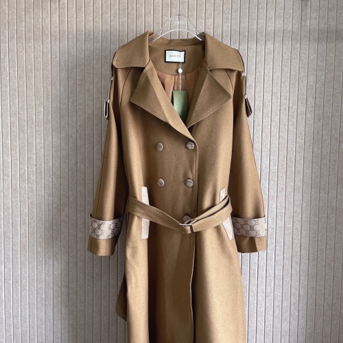 Gucci Coat Long Sleeved For Women #1252111 $118.00 USD, Wholesale Replica Gucci Coat