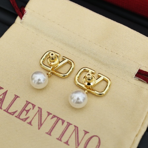 Replica Valentino Earrings For Women #1252132 $25.00 USD for Wholesale