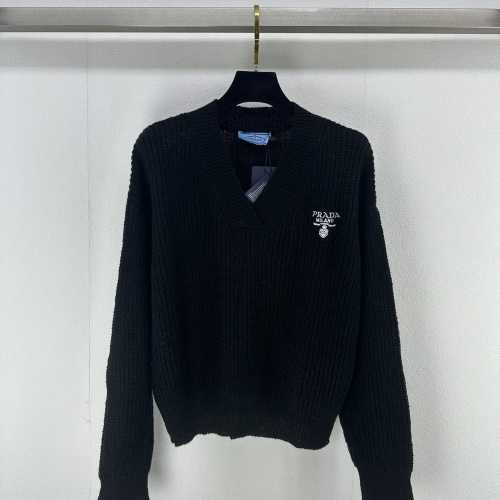 Prada Sweater Long Sleeved For Women #1252148 $80.00 USD, Wholesale Replica Prada Sweater