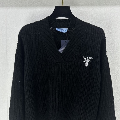 Replica Prada Sweater Long Sleeved For Women #1252148 $80.00 USD for Wholesale