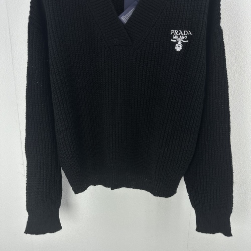 Replica Prada Sweater Long Sleeved For Women #1252148 $80.00 USD for Wholesale