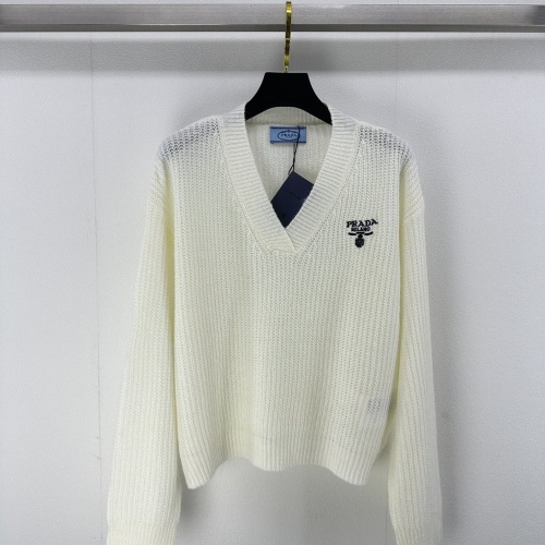 Prada Sweater Long Sleeved For Women #1252150 $80.00 USD, Wholesale Replica Prada Sweater