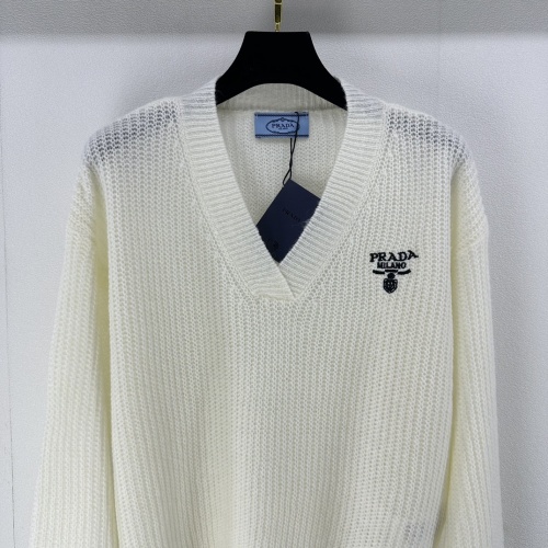 Replica Prada Sweater Long Sleeved For Women #1252150 $80.00 USD for Wholesale