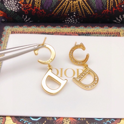 Replica Christian Dior Earrings For Women #1252172 $25.00 USD for Wholesale