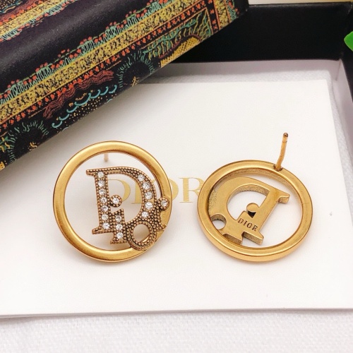 Replica Christian Dior Earrings For Women #1252173 $25.00 USD for Wholesale