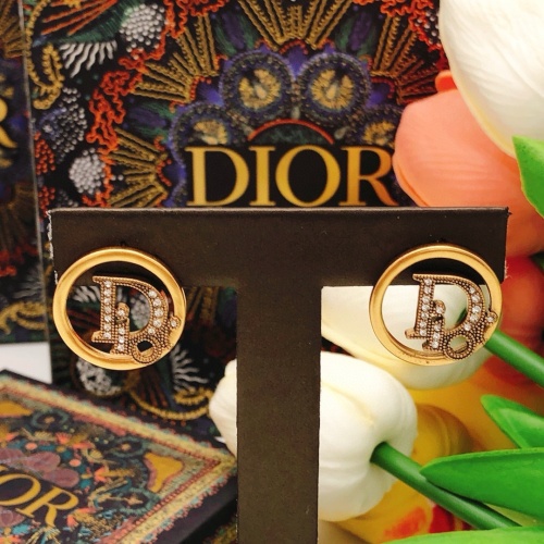 Replica Christian Dior Earrings For Women #1252173 $25.00 USD for Wholesale