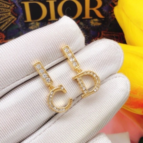 Replica Christian Dior Earrings For Women #1252174 $25.00 USD for Wholesale