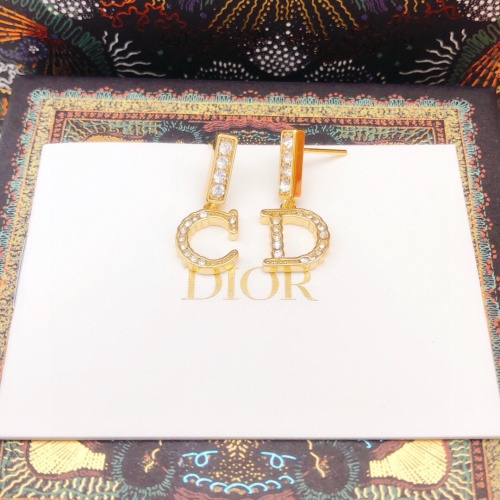 Replica Christian Dior Earrings For Women #1252174 $25.00 USD for Wholesale