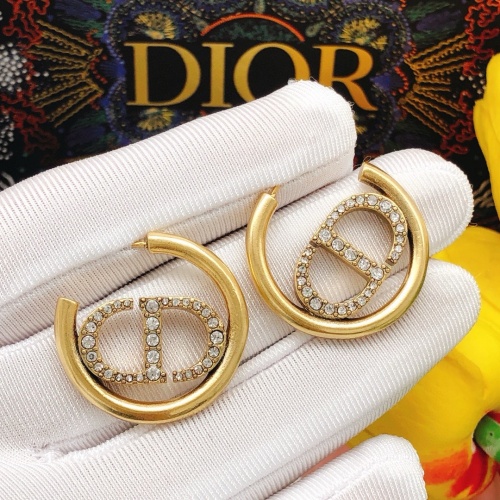 Replica Christian Dior Earrings For Women #1252176 $27.00 USD for Wholesale