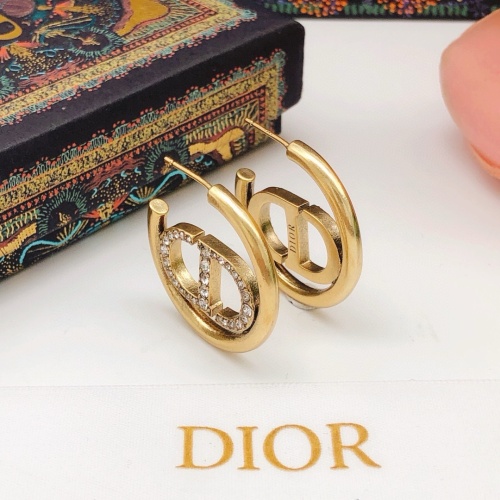 Replica Christian Dior Earrings For Women #1252176 $27.00 USD for Wholesale