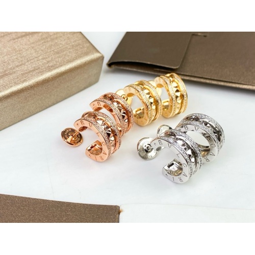 Replica Bvlgari Earrings For Women #1252179 $36.00 USD for Wholesale