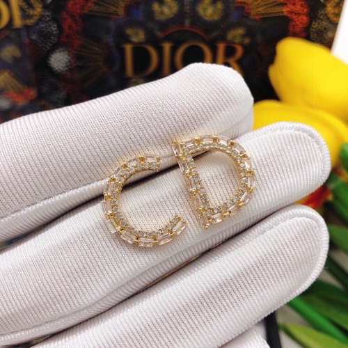 Replica Christian Dior Earrings For Women #1252180 $27.00 USD for Wholesale